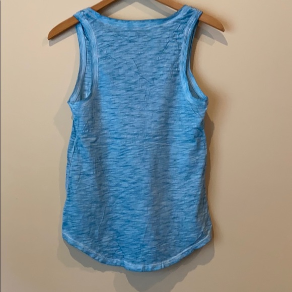Express blue dyed tank top - Picture 5 of 6